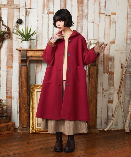 Jocomomola（ホコモモラ） スカート Huellas de aves へリンボーン