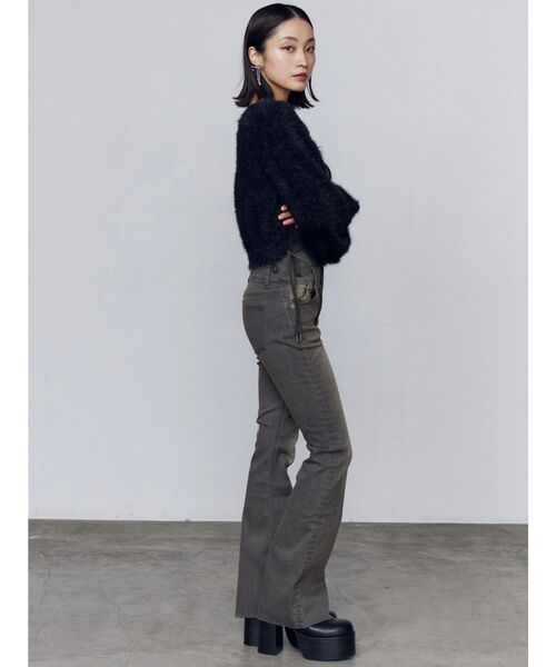 EMODA（エモダ） ジーンズ デニム デニムパンツ リボンハイウエスト