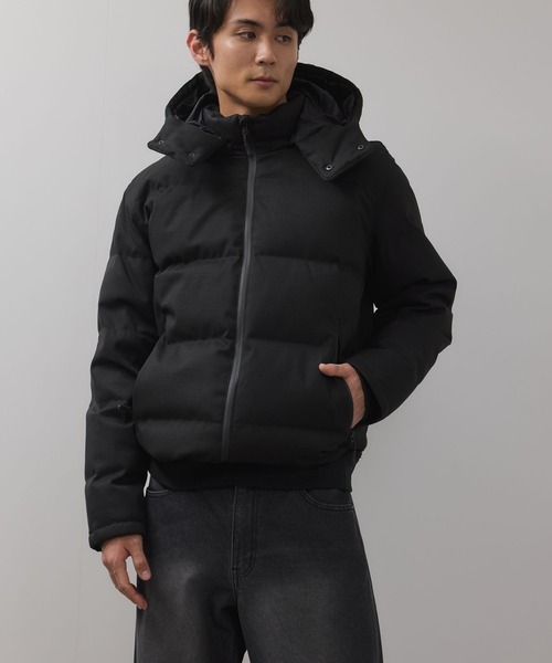 NAVY ダウンジャケット ダウン SOLOTEX Premium Wool-Like Down Jacket