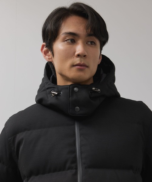 NAVY ダウンジャケット ダウン SOLOTEX Premium Wool-Like Down Jacket