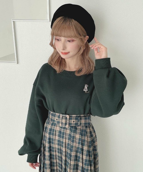 F i.n.t（フィント） トレーナー スウェット シュナウザー刺繍