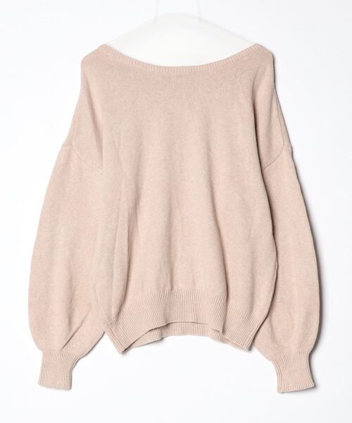 Deuxieme Classe（ドゥーズィエムクラス） 長袖ニット - ベージュ