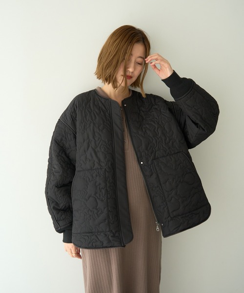 YECCA VECCA（イェッカヴェッカ） ブルゾン アウター ニュアンス柄