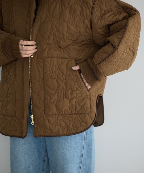 YECCA VECCA（イェッカヴェッカ） ブルゾン アウター ニュアンス柄