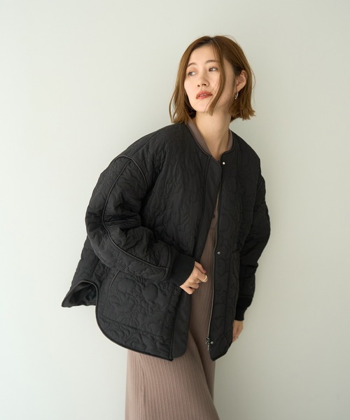 YECCA VECCA（イェッカヴェッカ） ブルゾン アウター ニュアンス柄