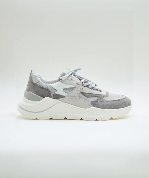 「D.A.T.E.」 ローカットスニーカー 38 グレー レディース_画像3