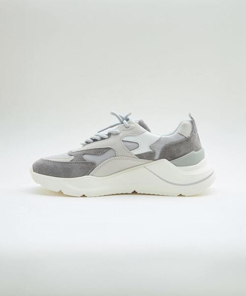「D.A.T.E.」 ローカットスニーカー 38 グレー レディース_画像4