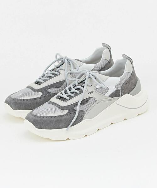 「D.A.T.E.」 ローカットスニーカー 38 グレー レディース_画像8