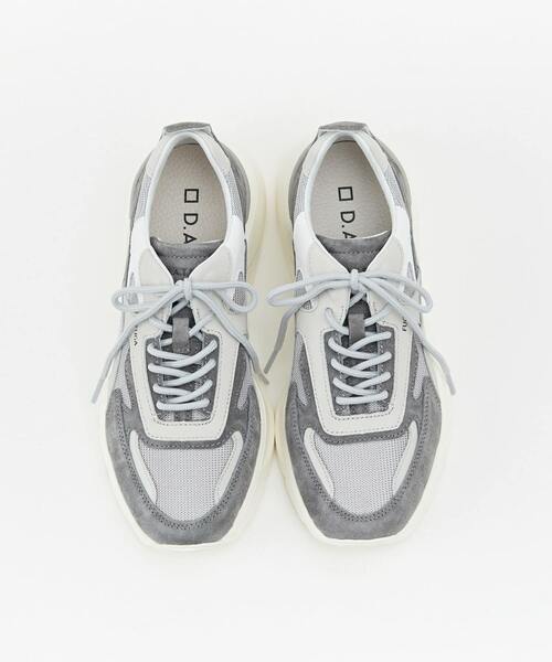「D.A.T.E.」 ローカットスニーカー 38 グレー レディース_画像9