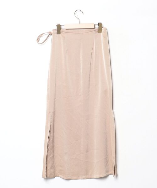 「IENA」 ロングスカート 36 ベージュ レディース_画像2