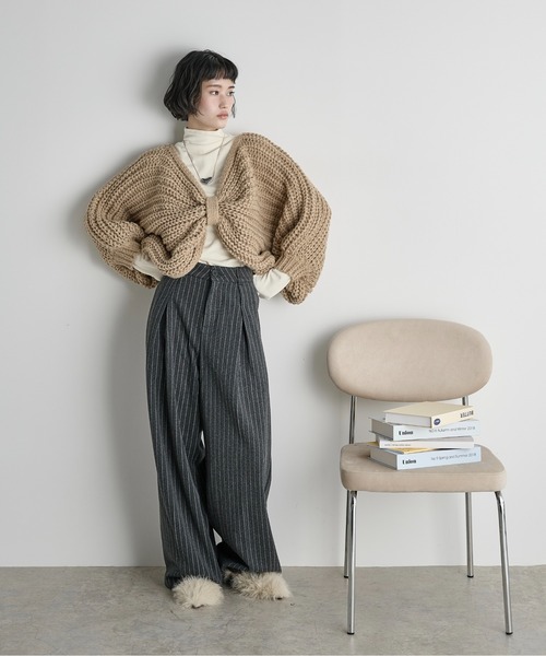 「THE YOn」 長袖カットソー FREE アイボリー レディース_画像4