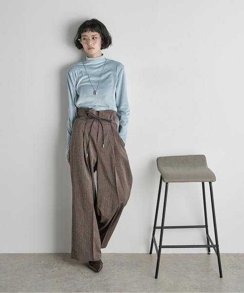 「THE YOn」 長袖カットソー FREE アイボリー レディース_画像7