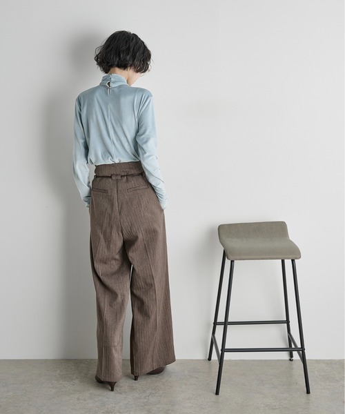 「THE YOn」 長袖カットソー FREE アイボリー レディース_画像9