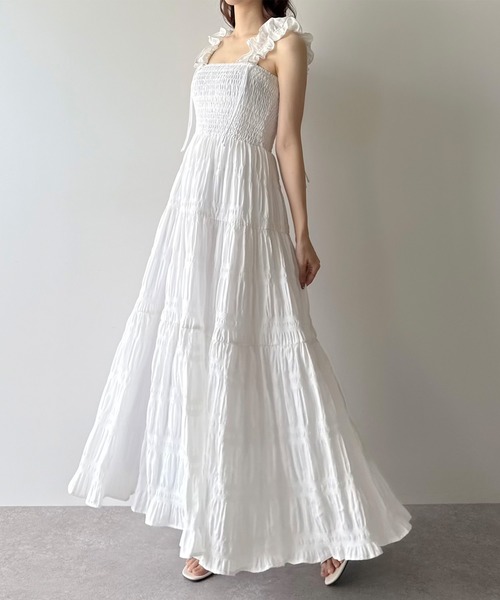 「mipiarl」 キャミソールワンピース - ピンク レディース_画像6