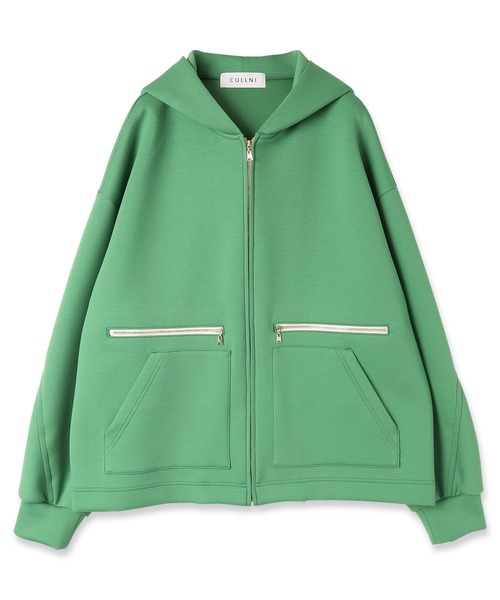 「CULLNI」 ジップアップパーカー 0 グリーン メンズ_画像6