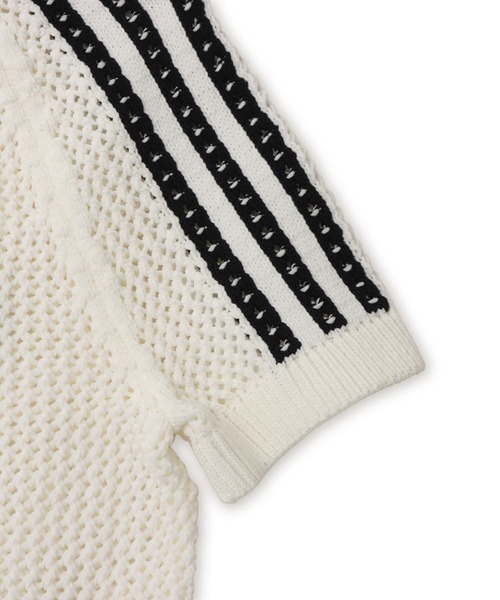 adidas（アディダス） tシャツ adidas KNITTED CROCHET CALI TEE