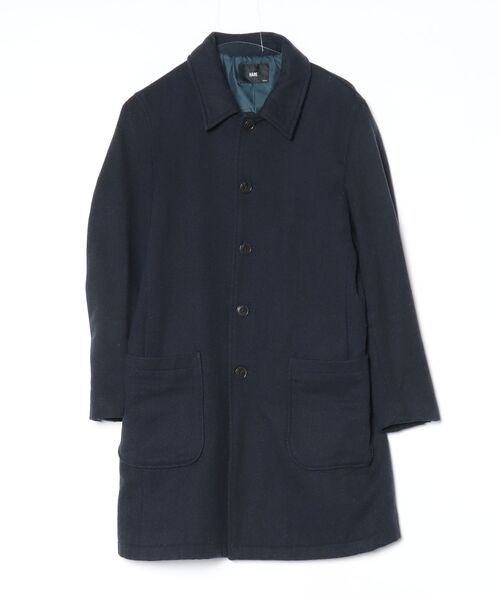 HARE（ハレ） ステンカラーコート S ネイビー メンズ : ZOZOTOWN Yahoo