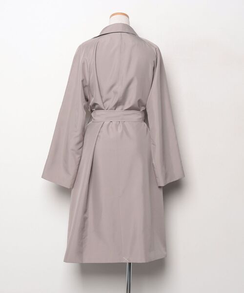 「GLOBAL WORK」 トレンチコート L グレー メンズ_画像2