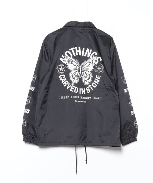 「RUDIE'S」 コーチジャケット L ブラック メンズ_画像2