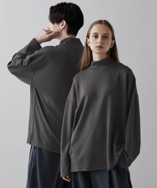 CLEL（クレイル） 長袖Tシャツ M チャコールグレー メンズ : ZOZOTOWN