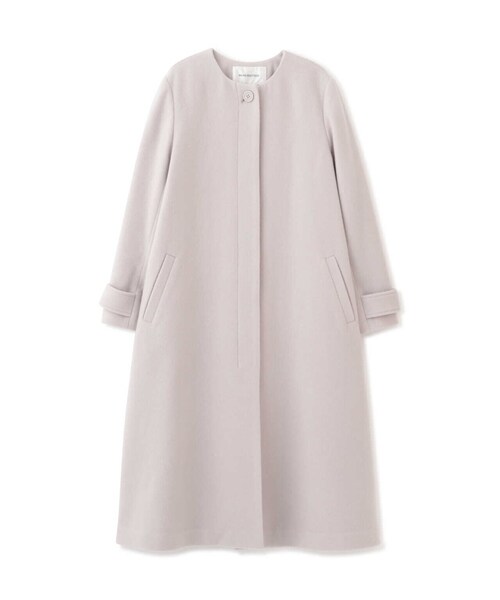 「NATURAL BEAUTY BASIC」 ノーカラーコート MEDIUM ベージュ レディース_画像2