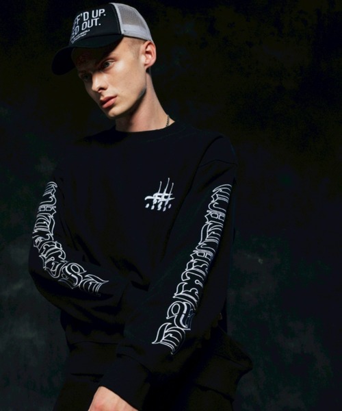 カタリスト　メンズブラックスウェットシャツ CVTVLIST（カタリスト） トレーナー スウェット CVTVLIST/カタリスト