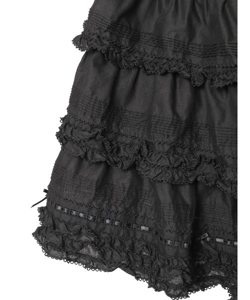 PINK HOUSE（ピンクハウス） フリル使いティアードタブリエ : ZOZOTOWN