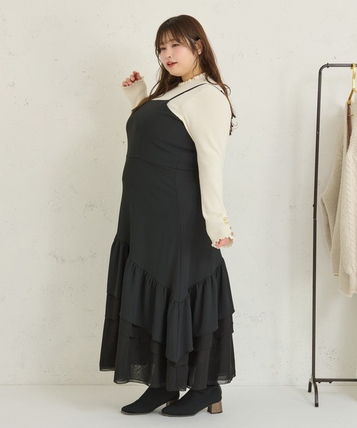 Louiosy（ルオシー） ワンピース 「Louiosy」「大きいサイズ」3段