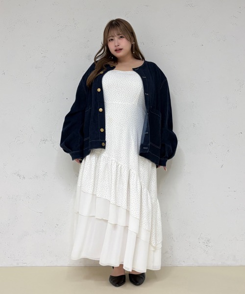 Louiosy（ルオシー） ワンピース 「Louiosy」「大きいサイズ」3段