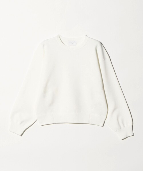今季美品　ユナイテッドアローズ　UNITED ARROWS ニット　白 UNITED ARROWS（ユナイテッドアローズ） ニット セーター スウェット