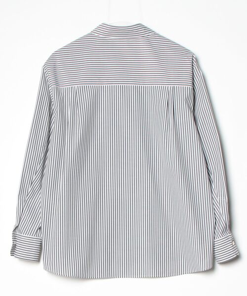 CULLNI（クルニ） シャツ Stripe Front Fly Embroidery Patch Shirt