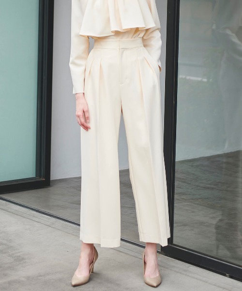 「AND COUTURE」 パンツ SMALL ベージュ レディース_画像6