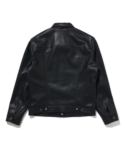 Levi's（リーバイス） レザージャケット S ブラック メンズ : ZOZOTOWN
