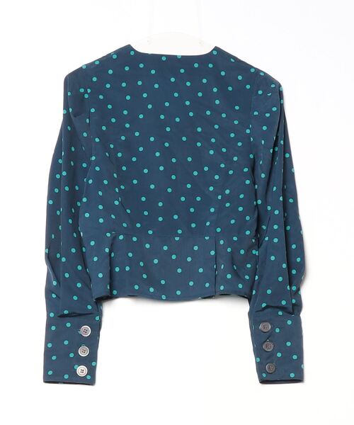 「The Virgnia」 長袖ブラウス - ネイビー レディース_画像2