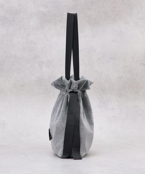 LANVIN en Bleu トートバッグ ラメグログランギャザーバッグ