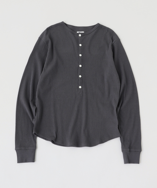 JieDa（ジエダ） ヘンリーネック tシャツ VINTAGE LIGHT RIB HENRY