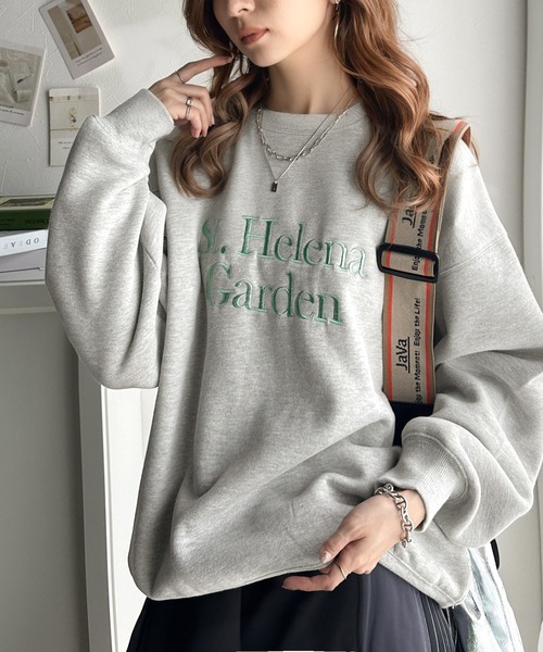 「classicalelf」 スウェットカットソー SMALL 杢グレー レディース_画像9