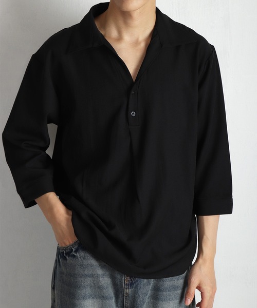WESTSEA（ウエストシー） シャツ ドルマンスリーブ スキッパーシャツ 7