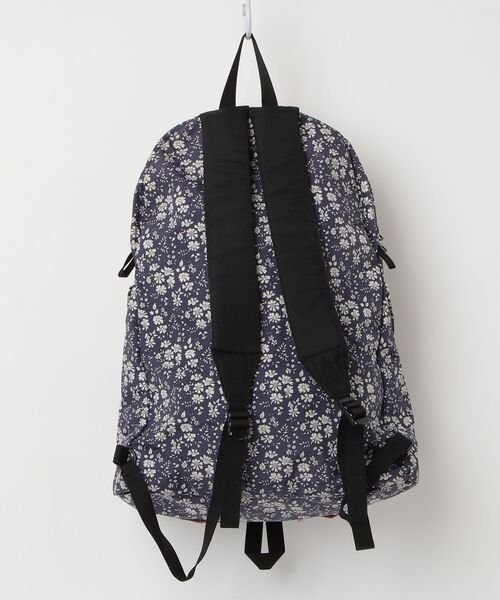 「KELTY」 花柄リュック - ネイビー レディース_画像2
