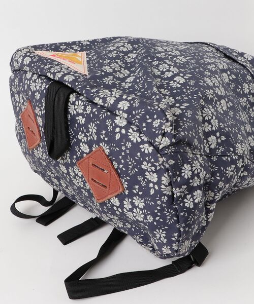 「KELTY」 花柄リュック - ネイビー レディース_画像3