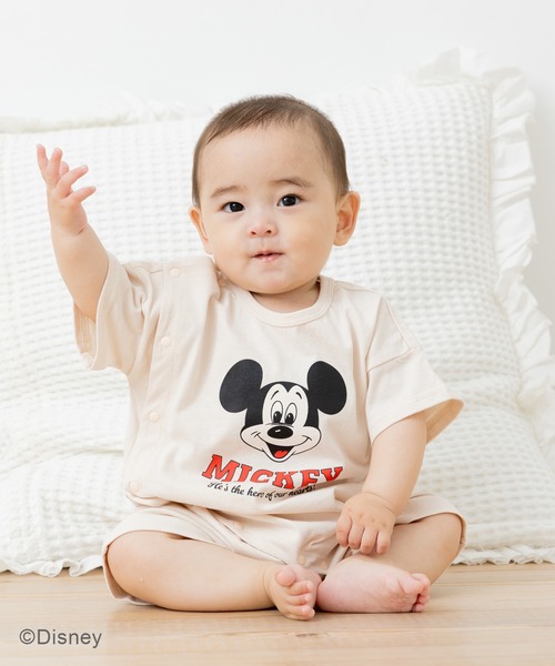 Disney（ディズニー） ベビー服 ロンパース 「ディズニー」ミッキー