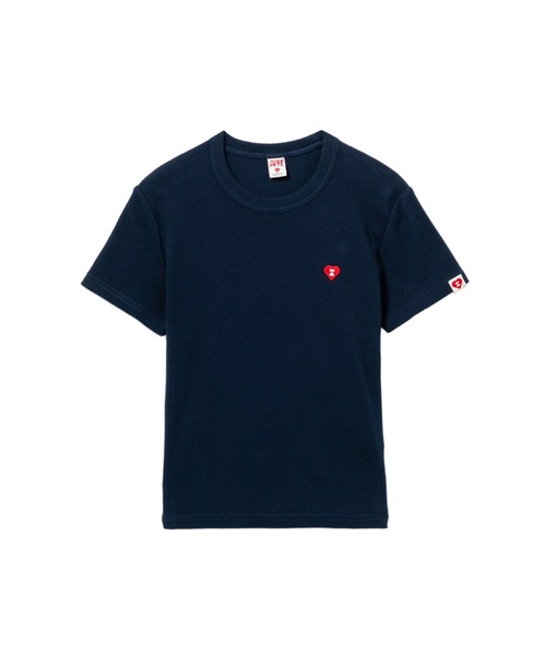 A BATHING APE（アベイシングエイプ） tシャツ HEART BADGE RIB TEE