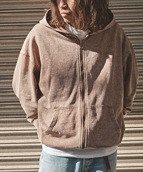 「ALL RUNS」 ジップアップパーカー M ブラック メンズ_画像4