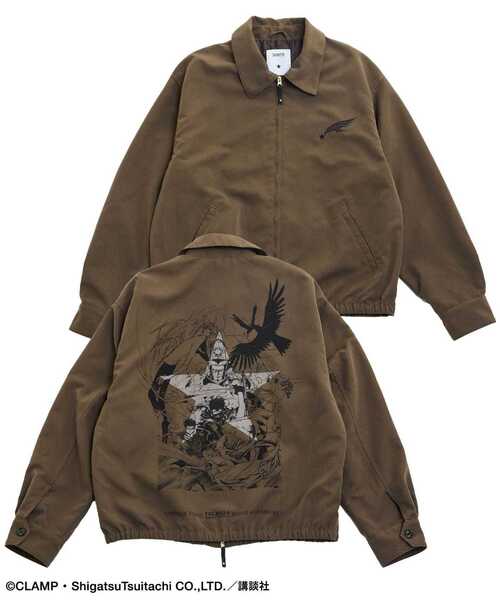 ジャケット・アウター rikotokyo Shirring sleeve blouson CONVERSE TOKYO ブルゾン アウター 「CLAMP」「ツバサ-RESERVoir