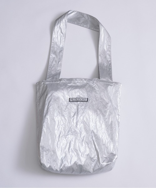 「musubore」 トートバッグ FREE シルバー レディース_画像2
