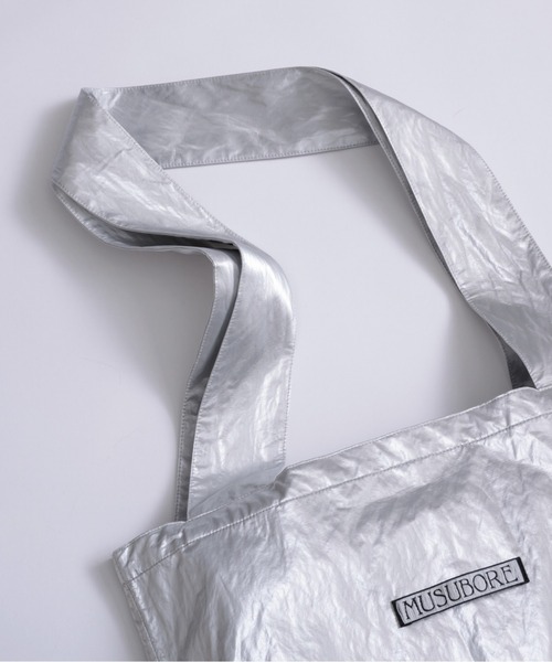 「musubore」 トートバッグ FREE シルバー レディース_画像3