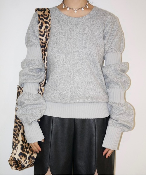 「musubore」 トートバッグ FREE シルバー レディース_画像6