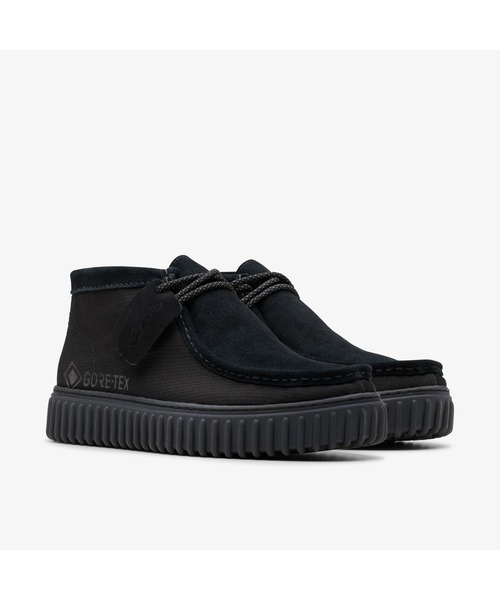 「Clarks」 ローカットスニーカー UK6.5 ブラック メンズの画像