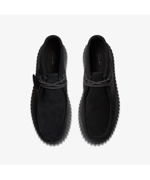 「Clarks」 ローカットスニーカー UK6.5 ブラック メンズの画像