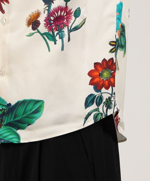 「CABaN」 長袖シャツ S ベージュ レディース_画像4